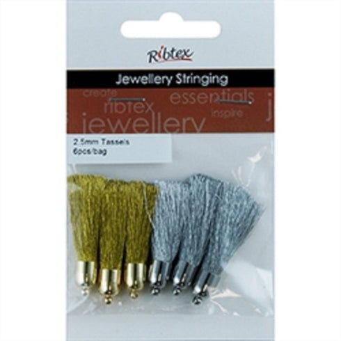 AussieSuperStore Haberdashery Supplies JF Tassel 2.5mm JF Tassel 2.5mm | Trims for Sewing | Sewing Supplies | Jewellery Making Findings | Jewellery Making Supplies 9323823191238 JF1232